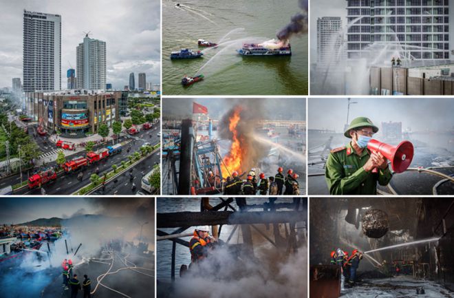 Bộ ảnh - Cảnh sát Phòng cháy chữa cháy thành phố Đà Nẵng xứng đáng với niềm tin yêu của nhân dân